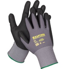 KRAFTOOL PRECISION, XL (10), эластичные перчатки для точных работ, вспененное нитриловое покрытие, 15 класс (11285-XL) KRAFTOOL PRECISION, XL (10), эластичные перчатки для точных работ, вспененное нитриловое покрытие, 15 класс (11285-XL)