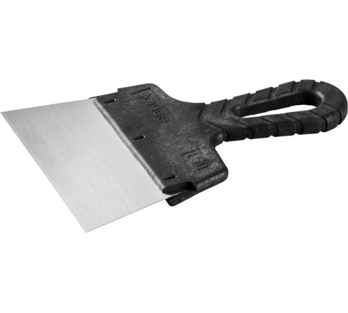 ЗУБР 150 мм, стальное полотно, пластмассовая рукоятка, шпатель фасадный 10052-15