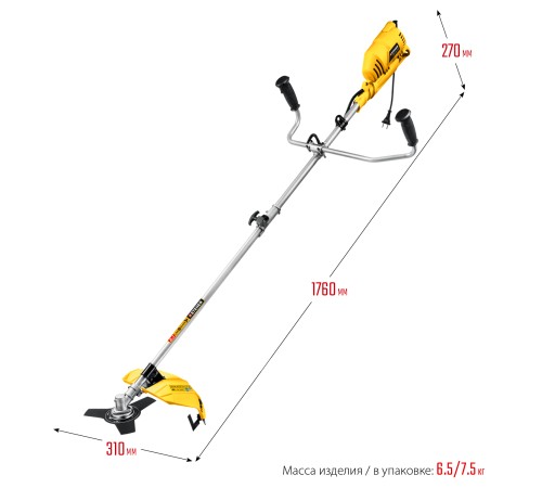 STEHER 1700 Вт, ш/с 42/25 см, коса сетевая с рем. редуктором SEB-42-1700 STEHER 1700 Вт, ш/с 42/25 см, коса сетевая с рем. редуктором SEB-42-1700