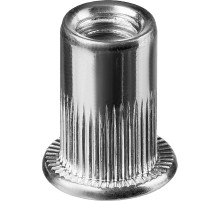 KRAFTOOL Nut-S, М6, 500 шт, резьбовые заклепки стальные с насечками (311707-06)