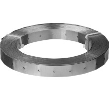 ЗУБР ПТЛ, 20 x 0.55 мм, 25 м, цинк, перфорированная тарная лента (310248)