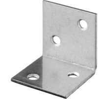 ЗУБР УМШ-1.5, 25 x 25 x 25 x 1.5 мм, белый цинк, широкий мебельный уголок (31034-25)