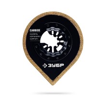 ЗУБР CARBIDE ВК8 Р60, 70x1.8 мм полотно дисковое угловое с твердосплавной крошкой: керамика, кирпич, пенобетон (15579-70)