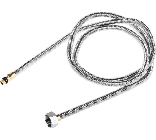 ЗУБР 1/2″, 1.5 м, гайка-штуцер, сильфонная подводка для смесителей с укороченным штуцером (51012-150)