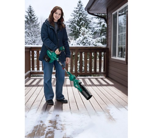 ЗУБР 40 В (2x20В), 1400 м3/ч, 2 АКБ LMS (4 Ач), воздуходувка аккумуляторная (ВА-1400-42)