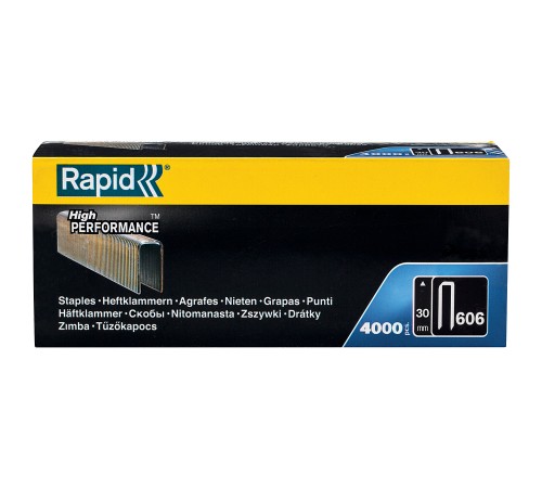 RAPID узкие, тип 606, 30 мм, 4000 шт, закаленные супертвердые гвозди (466301040)