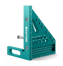 KRAFTOOL 3D Square, 5-в-1, высокоточный алюминиевый угольник для 3D заготовок (3446)