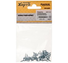 Шурупы оцинкованные, универсальные 2,5 х 10 (фасовка 55 шт)