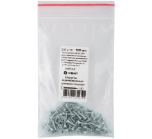 Шурупы оцинкованные, универсальные 2,5 х 12 100шт Фасовка