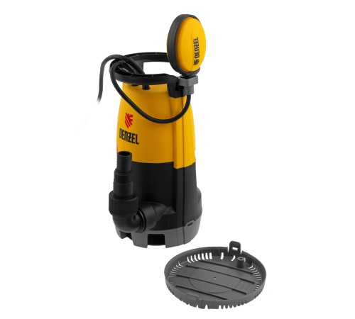 Дренажный насос для чистой и грязной воды DP-600S, 600 Вт, напор 7 м, 13000 л/ч Denzel