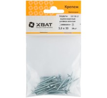 Шурупы оцинкованные, универсальные 3 х 30 (фасовка 28 шт)