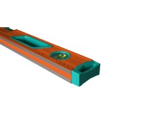 Уровень 600 мм, фрезерованный, магнитный, 3 глазка, точность 1мм/м, Sturm!