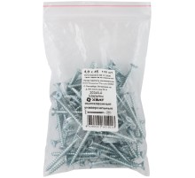 Шурупы оцинкованные, универсальные 4 х 45 100 шт Фасовка