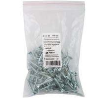 Шурупы оцинкованные, универсальные 4,5 х 30 100 шт Фасовка