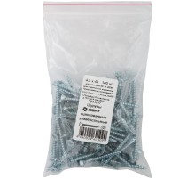 Шурупы оцинкованные, универсальные 4,5 х 40 100 шт Фасовка