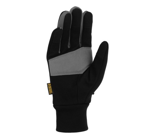 Перчатки универсальные, двойные, работа с сенсорным экраном, вязаная манжета, размер 10 Denzel