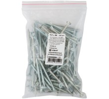 Шурупы оцинкованные, универсальные 5 х 60 100 шт Фасовка