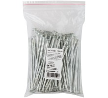 Шурупы оцинкованные, универсальные 5 х 100 100 шт Фасовка