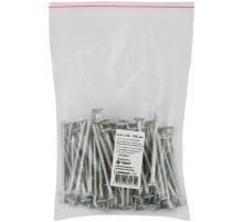 Шурупы оцинкованные, универсальные 6 х 80 100 шт Фасовка