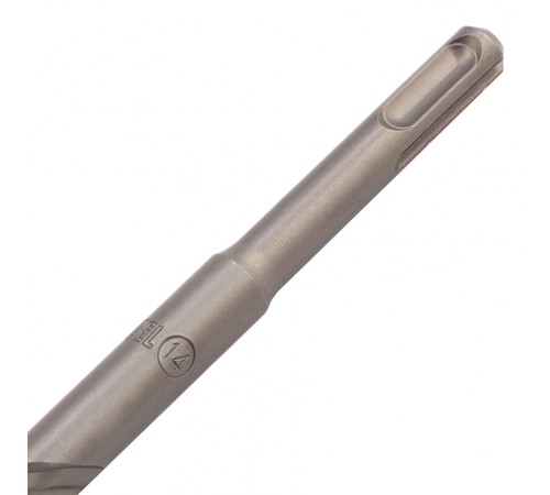 Бур по бетону, двойная спираль, три пылеотводящие кромки, 14 x 600 мм DENZEL