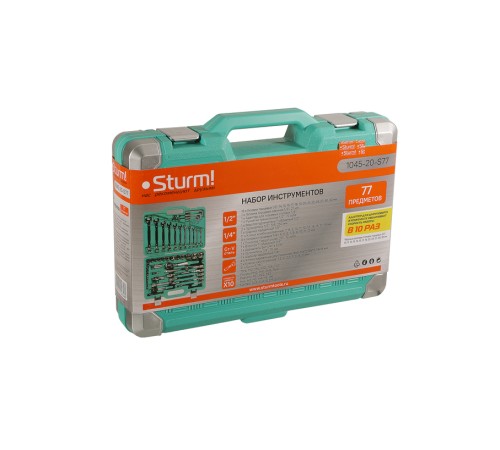 Набор инструментов универсальный 77 предметов Sturm! Набор инструментов универсальный 77 предметов Sturm!