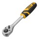 Набор инструментов, 1/2", 1/4", CrV, S2, пластиковый кейс, 84 предмета Denzel