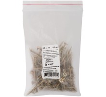 Шурупы желтопассированные, универсальные 3,5 х 45 100 шт Фасовка