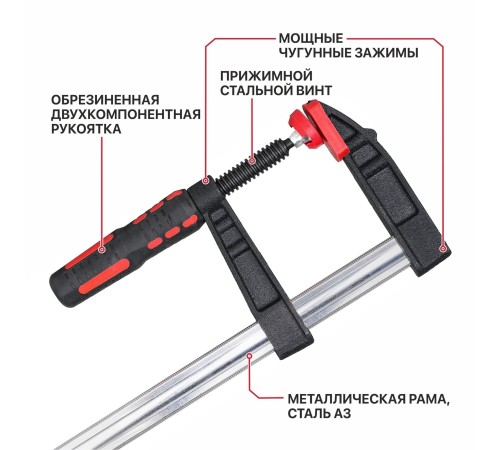 Струбцина винтовая P.I.T. ADVANCE HCLF02-0300