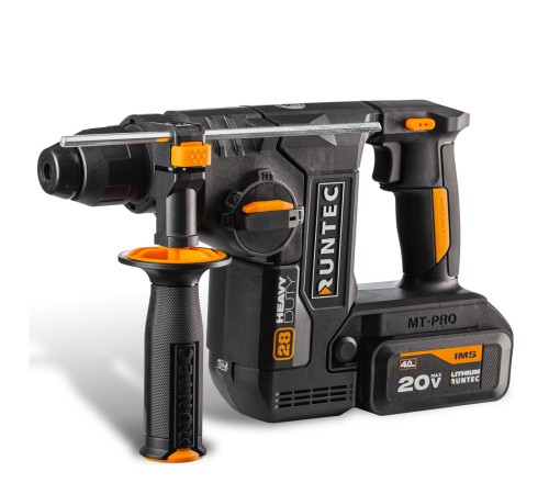 RUNTEC RT-EH850 Перфоратор аккумуляторный RUNTEC PRO 2.9Дж, 20В, 2*4Ач, 850Вт RUNTEC RT-EH850 Перфоратор аккумуляторный RUNTEC PRO 2.9Дж, 20В, 2*4Ач, 850Вт