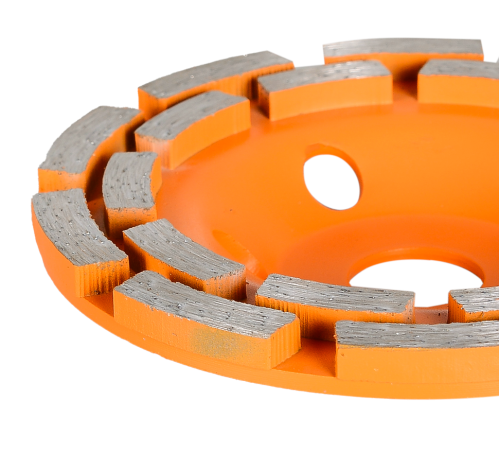 Чашка алмазная зачистная, 125 мм, двухрядная Вихрь