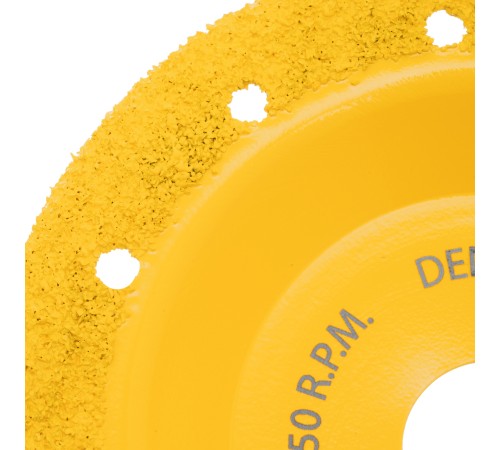 Чашка твердосплавная зачистная,125 мм, Наклонная, мелкое зерно #32// Denzel