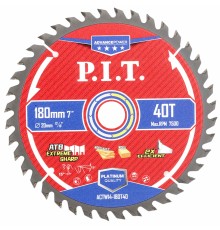Диск пильный по дереву P.I.T. ACTW14-180T40