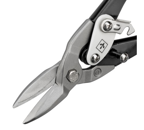 Ножницы по металлу, 250 мм, прямой рез, сталь CRMO, двухкомпонентные рукоятки, PRO Matrix