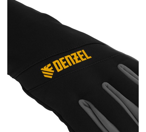 Перчатки универсальные, двойные, работа с сенсорным экраном, размер 9 Denzel