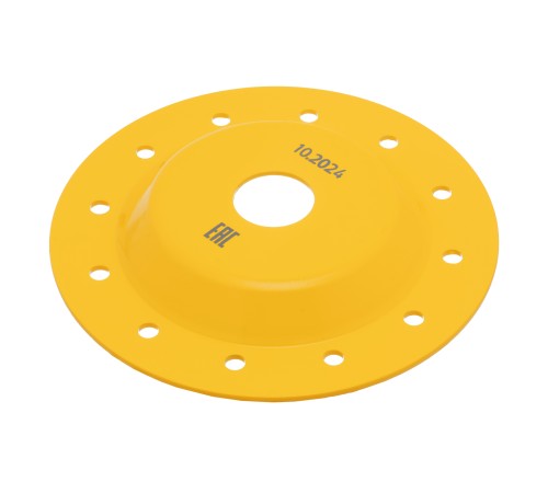 Чашка твердосплавная зачистная,125 мм, Плоская, крупное зерно #8// Denzel