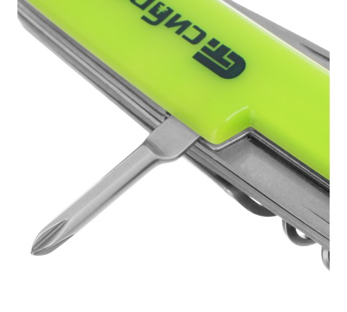 Нож многофункциональный, компактный размер, 15 функций, 90 мм Сибртех