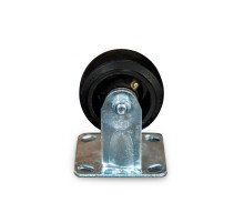 Колесо большегрузное неповоротное FCd 46 100 мм обрезиненное (N)