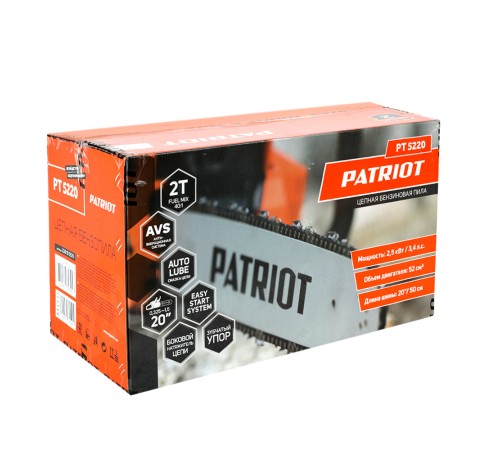 Пила цепная бензиновая PATRIOT PT 5220