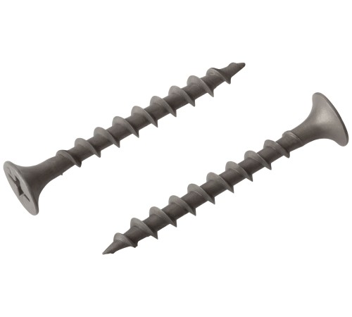 Саморезы черные по гипроку к дереву 3,5 х 35 (фасовка 24шт.)