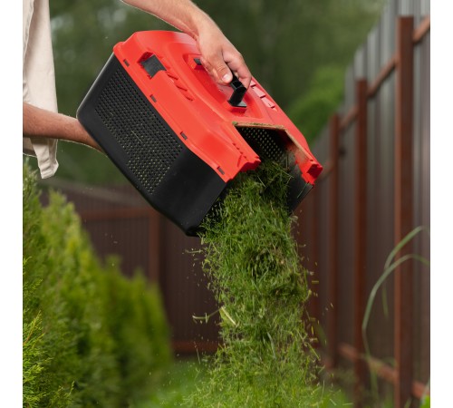 Газонокосилка аккумуляторная бесщеточная CLM-320, 320 мм, травосб. 30 л, Li-Ion, 20 В MTX