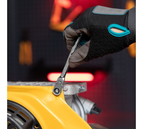 Набор ключей комбинированных, трещеточных шарнирных 8 шт Matrix