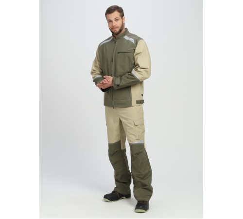 Куртка Челси CH (тк.Канвас,270), хаки/бежевый