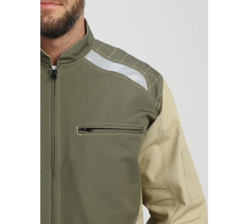 Куртка Челси CH (тк.Канвас,270), хаки/бежевый