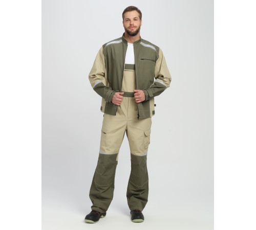 Куртка Челси CH (тк.Канвас,270), хаки/бежевый