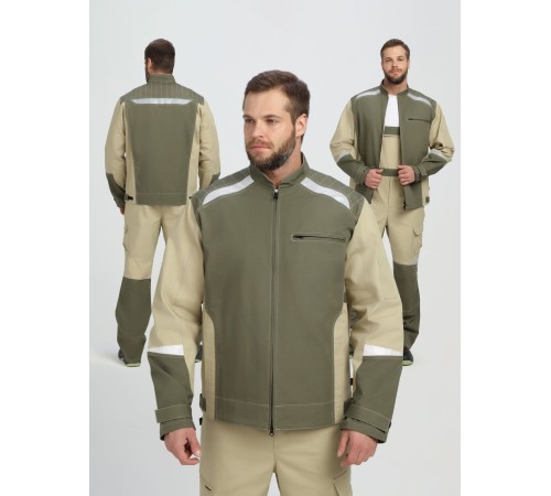 Куртка Челси CH (тк.Канвас,270), хаки/бежевый