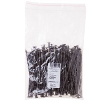 Саморезы черные по гипроку к дереву 4,8 х 110 100 шт Фасовка