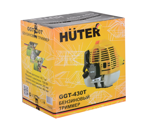 Триммер бензиновый Huter GGT-430T Триммер бензиновый Huter GGT-430T