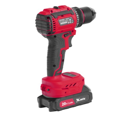 Дрель-шуруповерт аккумуляторная бесщет. CDS-BL-20, Li-Ion, 20 В// MTX