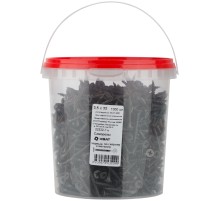 Саморезы черные по гипроку к металлу 3,5 х 32 (фасовка Ведро 1000 шт)