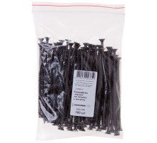 Саморезы черные по гипроку к металлу 4,8 х 95 100 шт (фасовка)